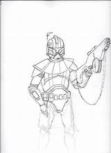 Arc Trooper Coloring Template sketch template