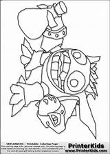 Skylander sketch template