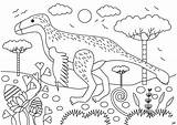 Yutyrannus Dinozaury Dinosaurs Coelurus Kolorowanki Dino sketch template