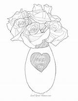 Coloring Pages Roses Stereo Popular Getdrawings sketch template