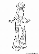 Spies Totally Clover Coloring Pages Alex Printable Dress Supercoloring sketch template