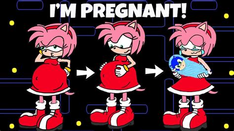amy pregnant sonic  dad pacman stop motion game youtube