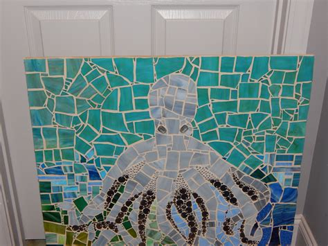 broken bit mosaics octopus mosaic