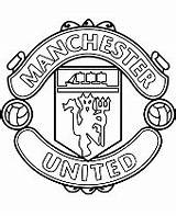 Manchester Logo United Coloring Football Crest Clipart Pages City Topcoloringpages Print Ausmalen Soccer Real Club Original Fc Zum Red Barcelona sketch template
