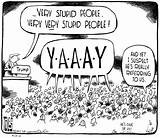 Stupid Trump People Very Cartoon Toles Voters Literacy Tom Washingtonpost Washington Monday sketch template