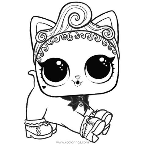 lol doll pets coloring pages xcoloringscom