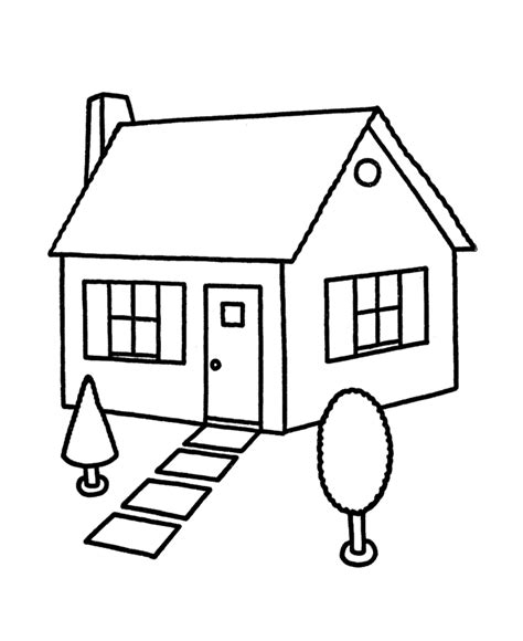house  kid printable coloring pages house coloring pages