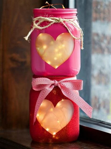 70 diy valentine s day ts and decorations made from mason