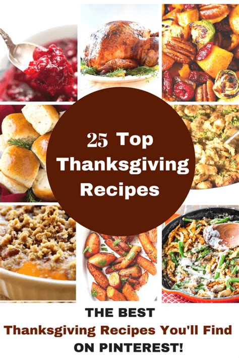 25 top thanksgiving recipes mother s cuisine