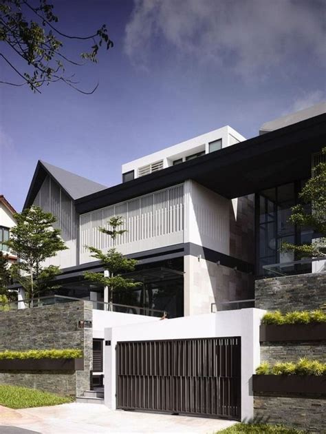 singapore architecture house modern  architecture house facade house architecture