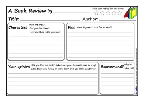 great book review template