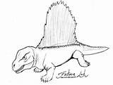 Dimetrodon Terror Yellowimages sketch template