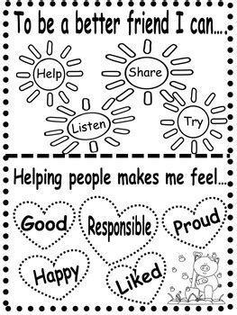 friendship themed literacy activities  kindergarten  grade