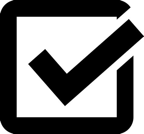 clipart check box icon