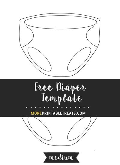 diaper template medium