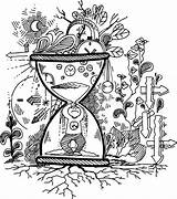 Time Sketch Doodles Stress Vector Illustration Stock Royalty Sketchy Hourglass Trapped Anxiety Dreamstime sketch template