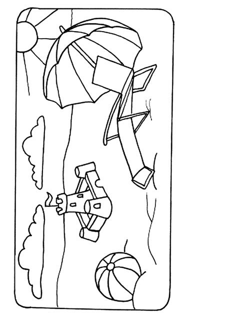 summer archives coloring page book