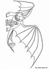 Entrenar Dragones Dibujar Dragón Berk sketch template