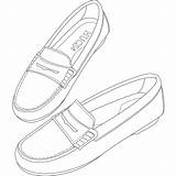 Loafers Loafer sketch template