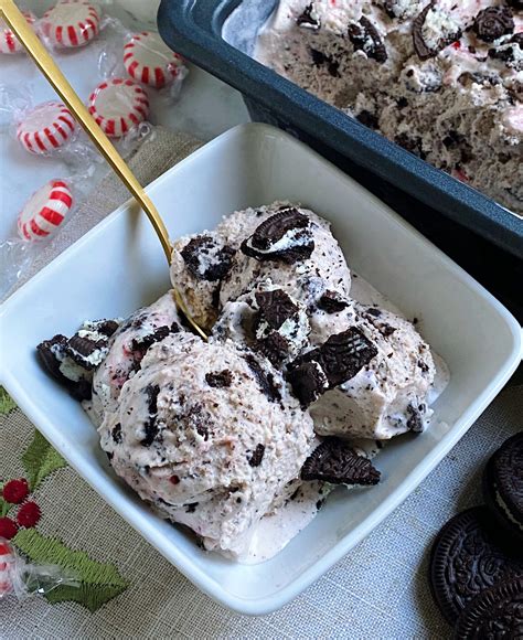 peppermint cookies  cream ice cream debora mary blog