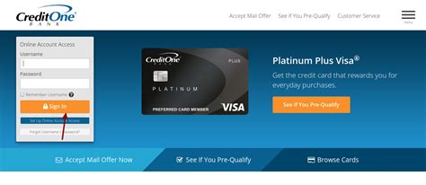wwwcreditonebankcom access  credit  bank credit card account