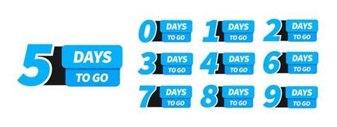 countdown poster vector art icons  graphics