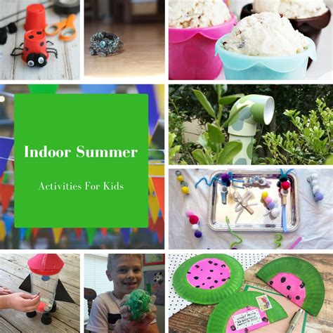 indoor summer activities  kids inspiring momma
