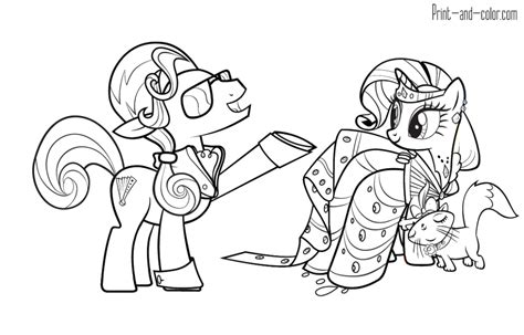 pony coloring pages print  colorcom