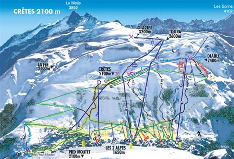 station de ski les deux alpes archives voyages cartes