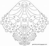 Coloring Growth Mandala Pages sketch template