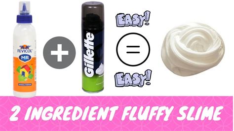 How To Make Fluffy Slime With Shaving Cream And Water How To Make