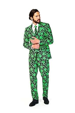 opposuits mens cannaboss cannabis designer suit amazoncouk clothing