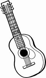 Gitarre Guitare Guitarra Chitarra Cuerdas Instruments Acoustic Guitarras Ausmalbild Saitige Strings Colorier Stringed Colorings Disegnare sketch template