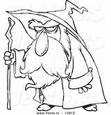 Wizard Cane Using Mcoloring Toonaday Comptons sketch template