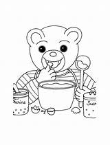 Coloriage Ours Coloring Petit Brun Bear Little Brown Automne Kids Dessin Colorier Imprimer Funny Aime sketch template