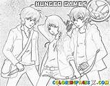 Coloring Pages Hunger Games Printable Colouring Kids Game sketch template