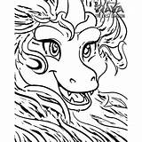 Dragon Sisu Coloring Pages Raya Last Head Detail Animation Color Popular sketch template