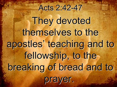 acts  devoted    apostles teaching fellowship
