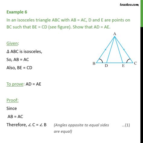 Example 6 In An Isosceles Triangle Abc With Ab Ac Free Download Nude