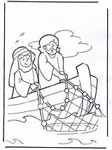 Coloring Jesus Pages Men Fishers Boat Bible Fishing Preschool Breakfast John Color Sea Fish Kids Crafts School Sunday Activities 21 sketch template