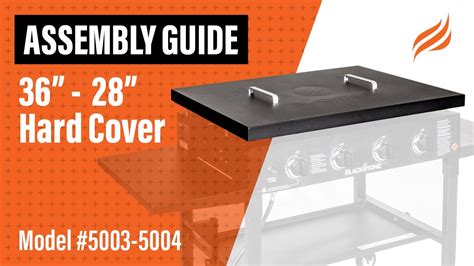 blackstone griddle hard cover assembly instructions blackstone youtube