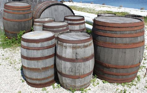wooden barrels stock photo freeimagescom