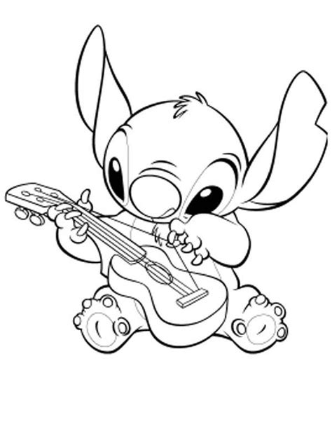 pics  cute baby stitch coloring pages lilo  stitch
