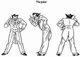 Joker Batman Coloring Pages Model Series Animated Sheets Tv Cartoon Print Animation Sheet Concept Library Clipart Warner Bros Kids 1992 sketch template