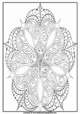 Coloring Pages Mandala Level Advanced Printable Adults Getcolorings Getdrawings sketch template