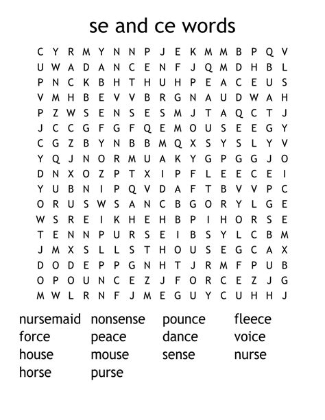 se  ce words word search wordmint