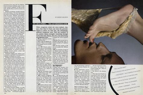 feet sex and power the last erogenous zone vogue april