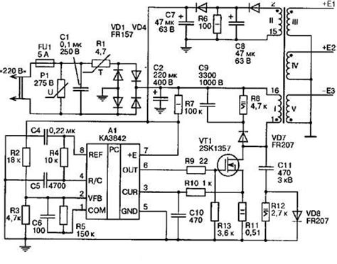 electronic circuit uc currentmode pwm controller