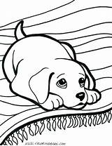 Puppy Christmas Coloring Pages Getcolorings sketch template