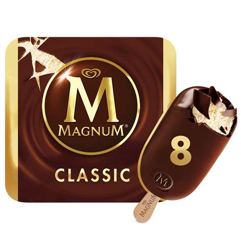 magnum classic ice cream    ml ice cream cones sticks bars iceland foods